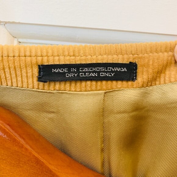 Garrison Park Men's 44 R Vintage Tan Brown Corduroy Blazer W/ Elbow Patches - Picture 11 of 16